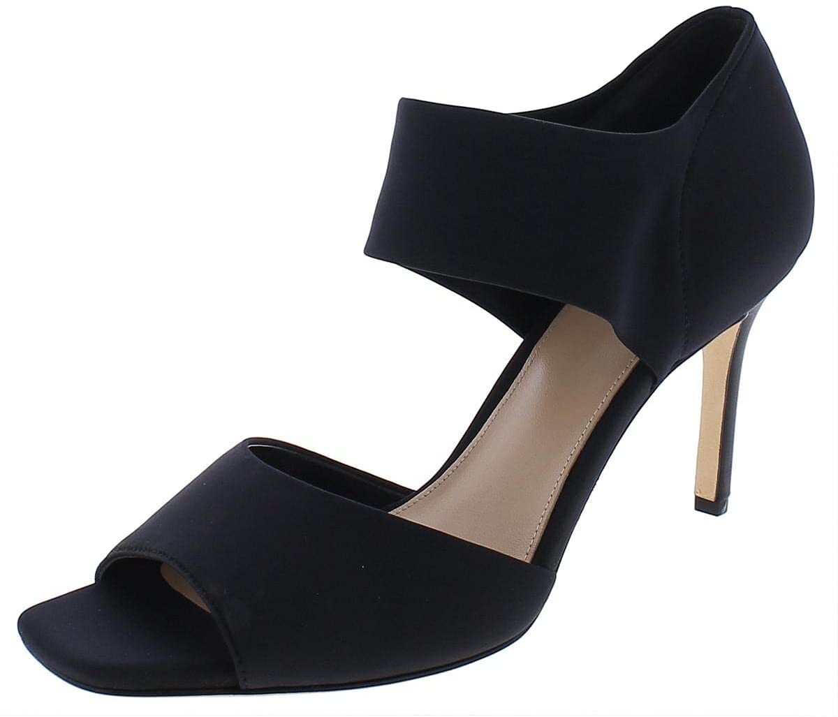 New In Box Via Spiga V-Tamie Stretch Fabric Stiletto Heel Sandal Women's  Shoes