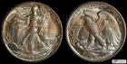 1942 Walking Liberty Half Dollar, Gem Brilliant Uncirculated, Bright White C7063