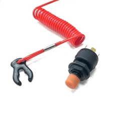 Emergency Kill Cut-Off Switch with Lanyard - Jet Ski/Quad Bike - Durite 0-605-41