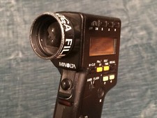 MINOLTA SPOTMETER F CINEMA LIGHT METER, USED, WORKS FINE, HAS WEAR  TEAR, WORKS