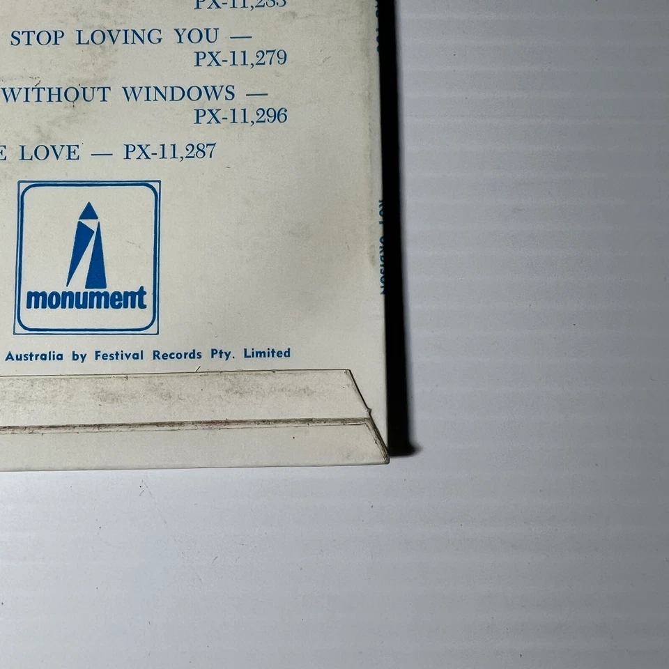 Roy Orbison - I Can't Stop Loving You P/C EP Rare 1966 Oz Press Monument - Image 4 of 4