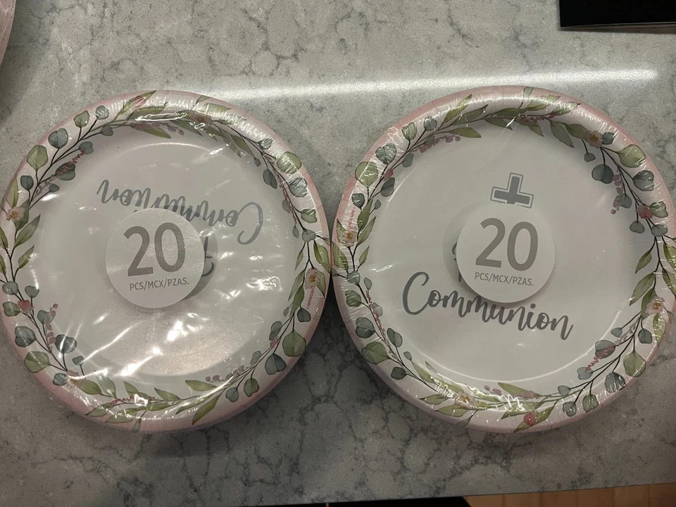 First Communion Party Plates & Napkins Bundle - NWT - Image 2 of 3