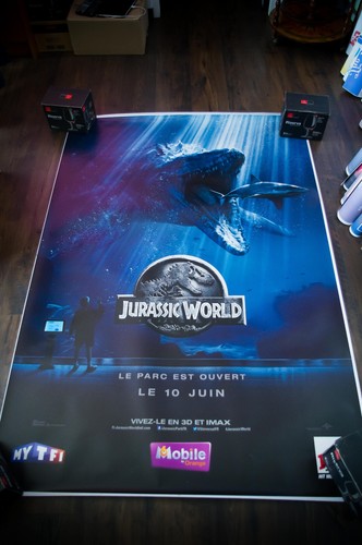 JURASSIC WORLD ADVANCE C French Grande D/S Vintage Movie Poster Original 2015