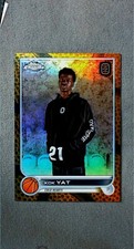 2022-23 Topps Chrome OTE Orange Basketball Refractor #77 Kok Yat Cold Hearts /25