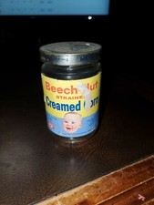 Vintage Glass Beech-Nut Baby Food Jar - Creamed Corn