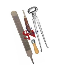 Farrier Tool Kits Hoof rasp hoof Nippers hoof Knife 3 in 1 for Farriers