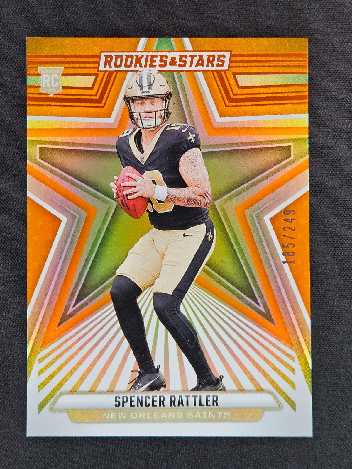 2024 Panini Rookies & Stars - Rookies Spencer Rattler #189 Orange /249 (RC)