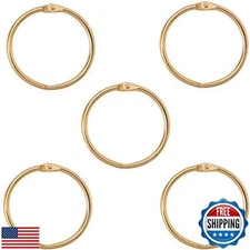 XMHF 2 Inch (5 Pack) Loose Leaf Binder Rings, Nickel Plated Steel Binder Ring