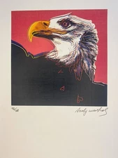ANDY WARHOL COA Vintage Original Art Print Poster Lithograph Signed Limited 