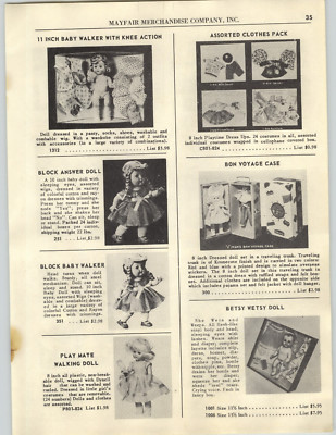 betsy wetsy doll 1956