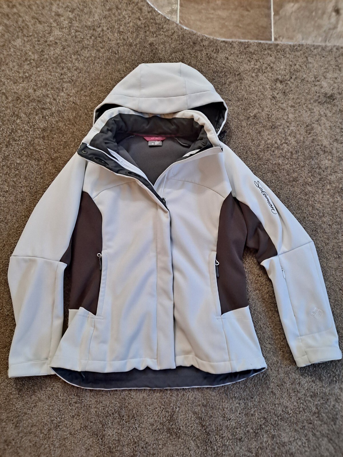Salomon 3 in 1 Windbreaker Giacca Sci Donna Gorpcore Bianco
