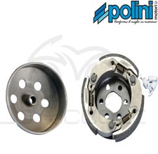 KIT FRIZIONE E CAMPANA POLINI 107MM PIAGGIO MC2 NRG QUARTZ SFERA ZIP 50 2T