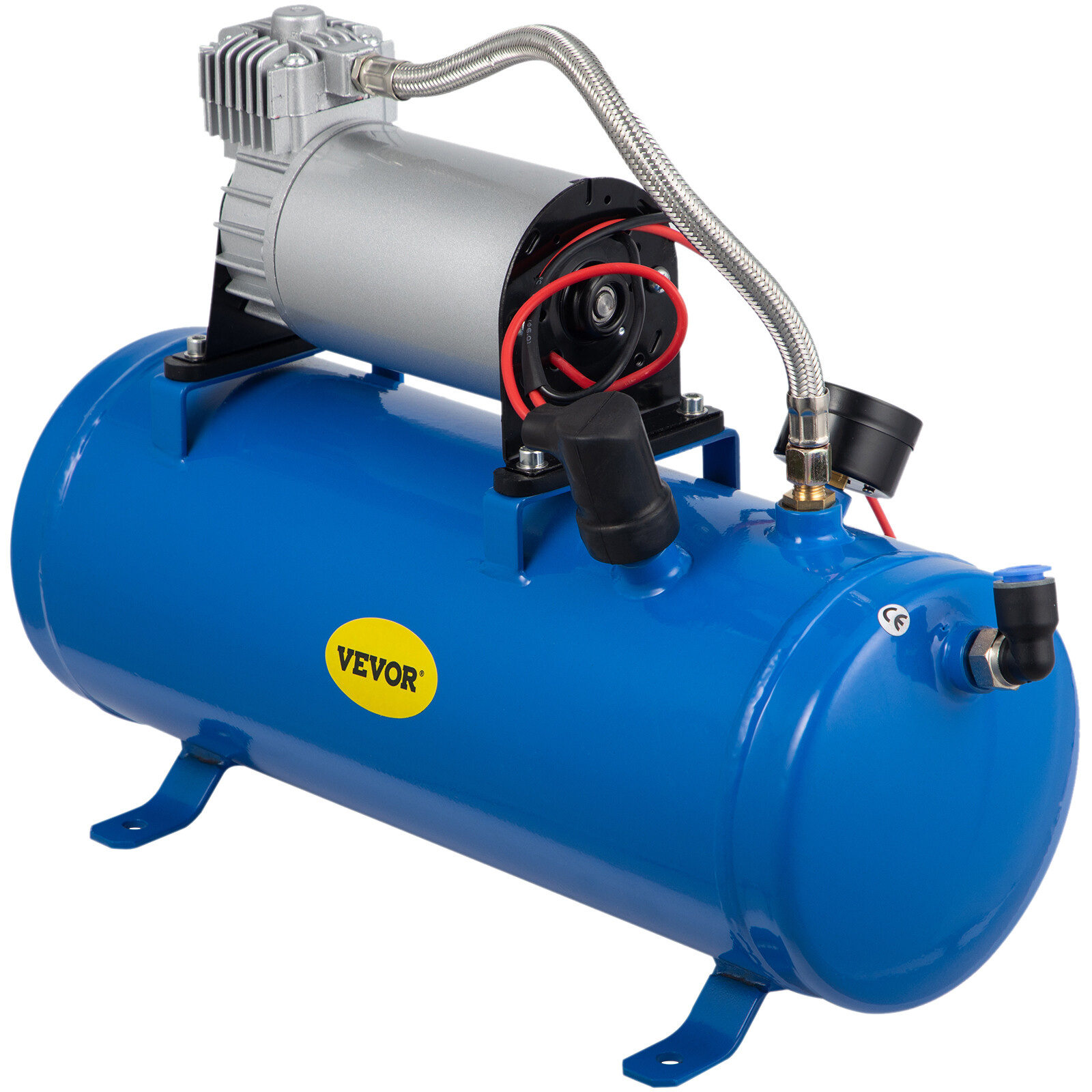 12V Air Compressor with Tank 150PSI Air Car Compressor Portable Tire Inflator 
