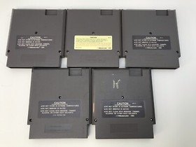 Lot Of 5 NES Nintendo Games Dragon Warrior Rocketeer Goonies Astyanax Blades