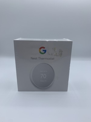 Google Nest Wi-Fi Smart Thermostat Snow White New Sealed