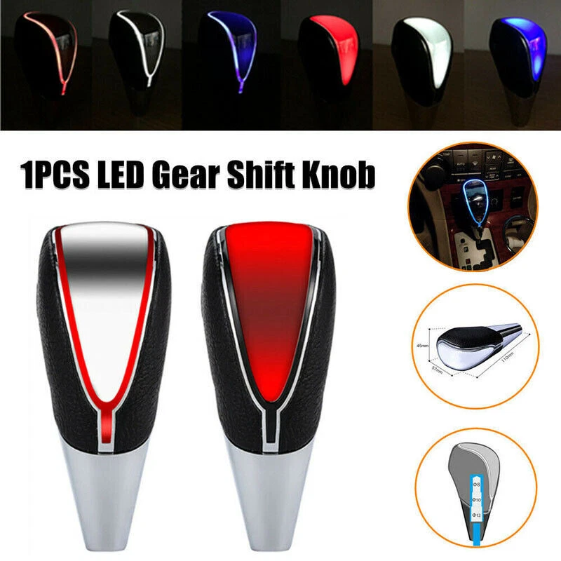 Car Gear Shift Knob Head LED Light Touch Activated Sensor USB Charging Handle 、 - Image 2 of 4