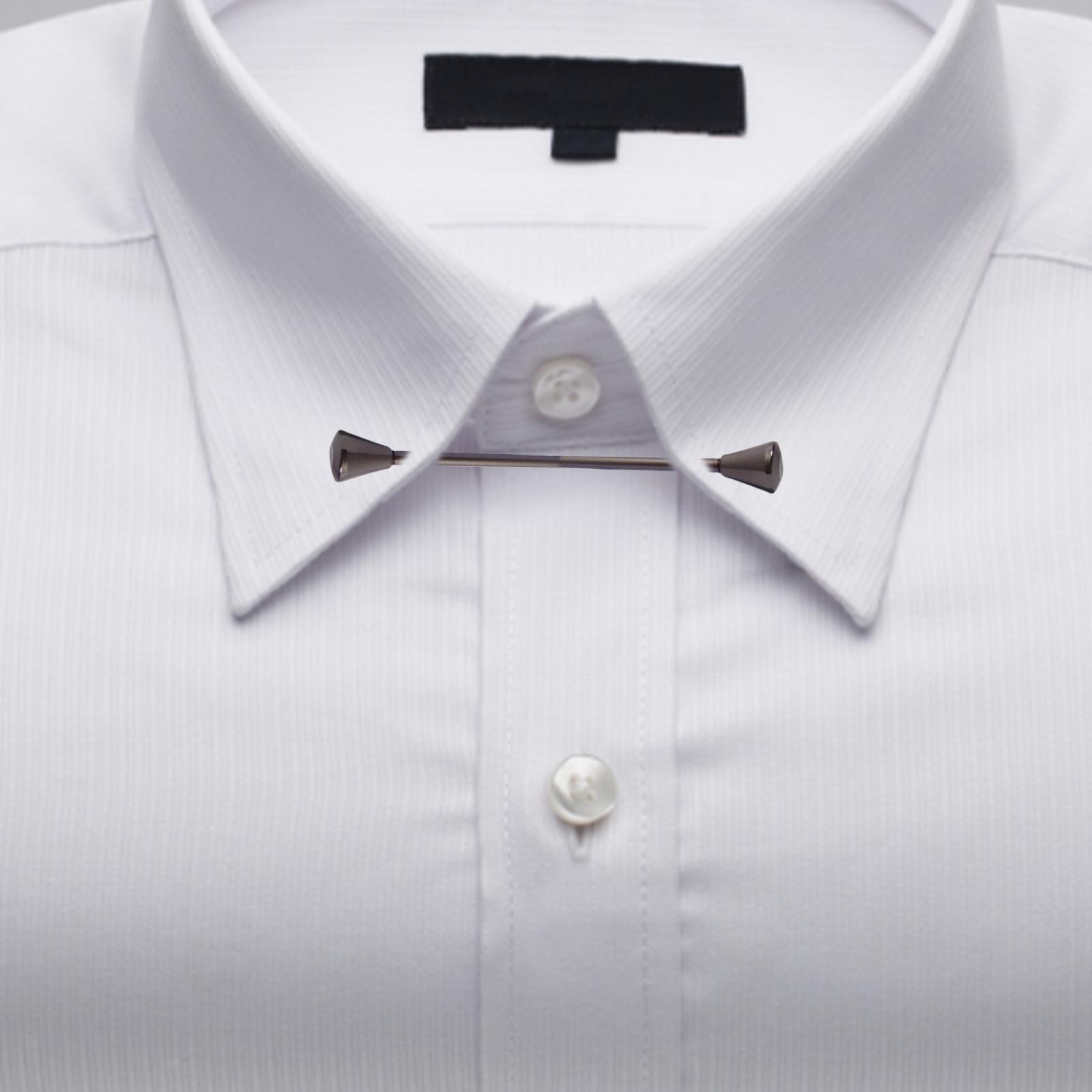 Classic Collar Bar Pin for Men Necktie Pins Cone for Business Formal