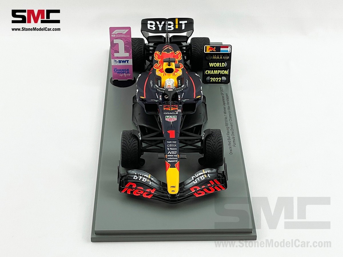 Red Bull F1 RB18 #1 Max Verstappen Japan 2022 World Champion Red Bull F1 RB18 #1 Max Verstappen Japan 2022 World Champion
