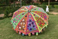 Indian Hippie 100 Cotton Garden Beach Sun Shade Umbrellas Wedding Patio Parasol