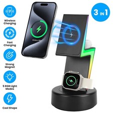 3 in 1 Wireless Charger for MagSafe Charging Station Iphone Apple Watch AirPods