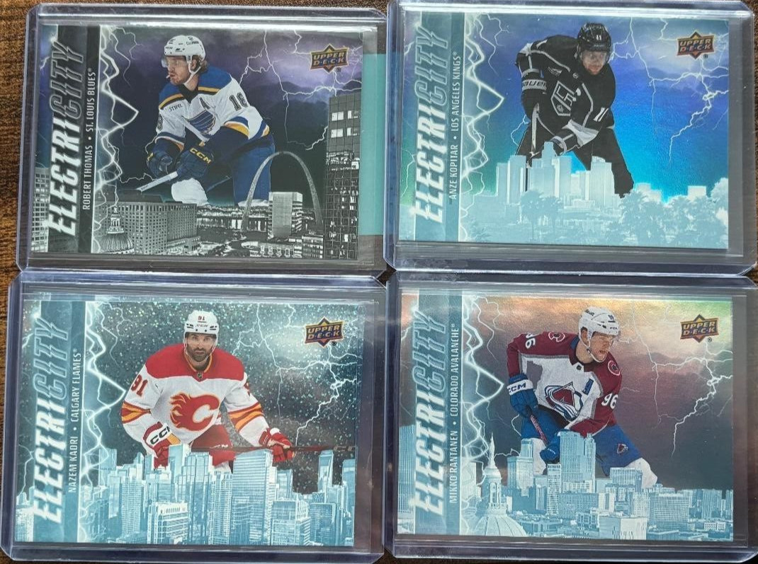 2024-25 Upper Deck HOCKEY ElectriCITY; All Variations (COMPLETE YOUR SETS) New