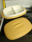 TUPPERWARE Vegetable Rice Steamer 4 piece Harvest Gold 1273-3 1274-2 1275-5 Vtg — photo 2