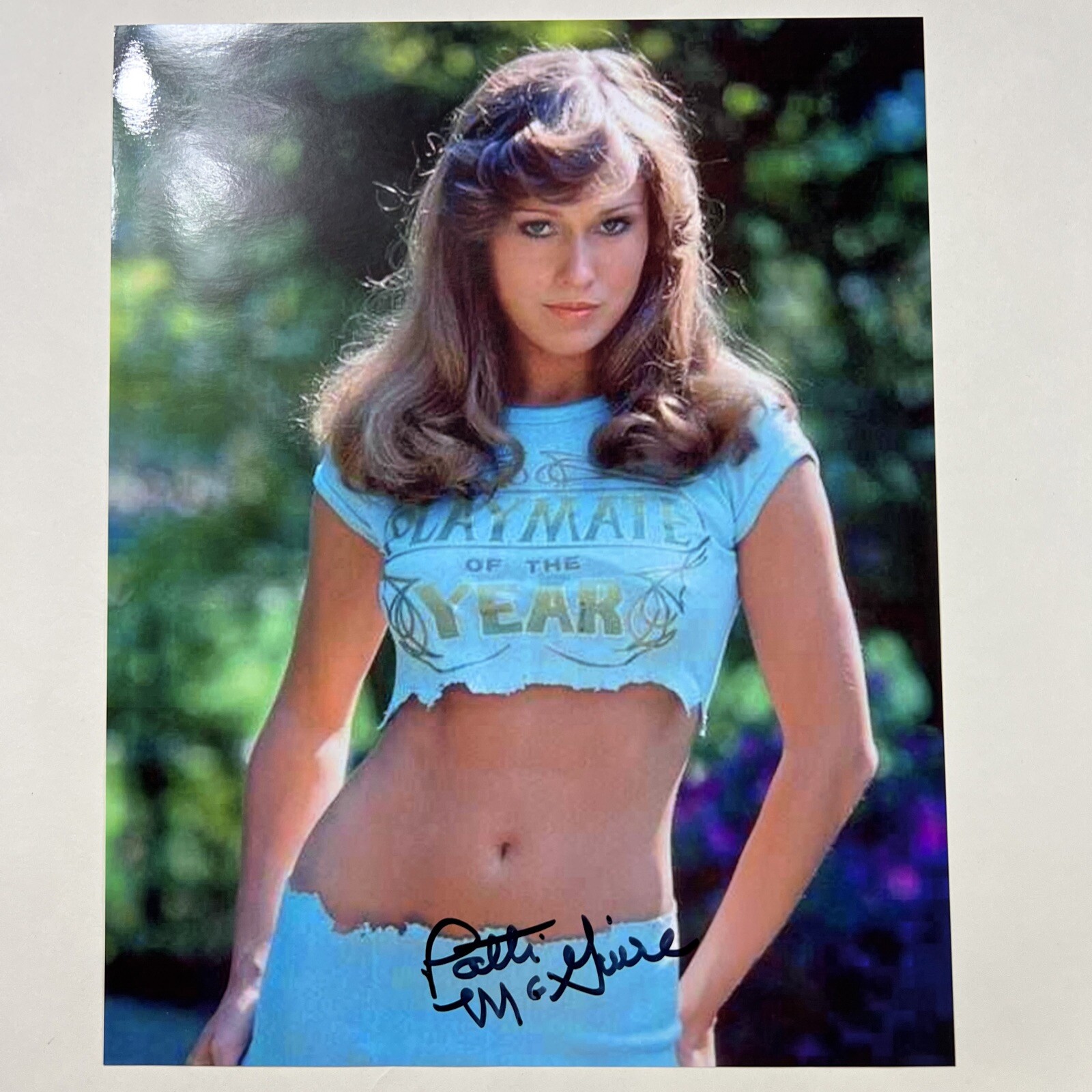 Playboy Playmate PATTI MCGUIRE Signed 8x10 Photo PMOY AUTOGRAPH eBay
