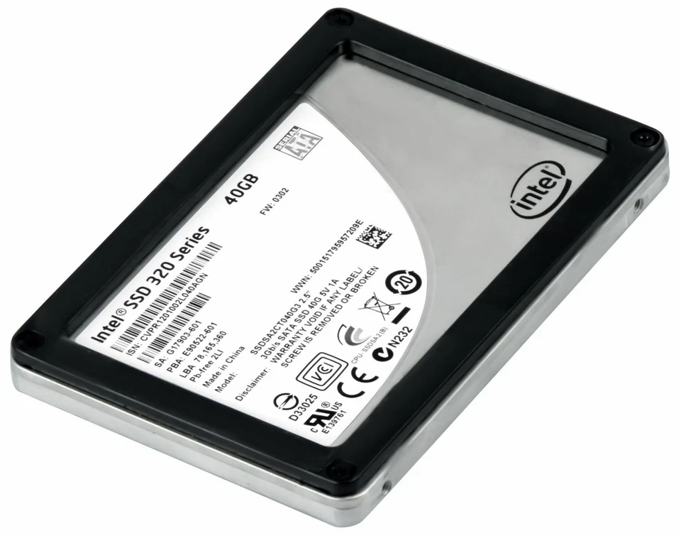 FESTPLATTE INTEL 320 SERIES 40GB MLC SSD SATA II SSDSA2CT040G3 2.5'' Zoll - Image 3 of 3
