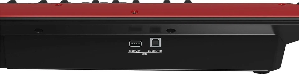 Roland AX-EDGE-B 49 Key Portable Keyboard Synthesizer with USB - Black Red - Image 3 of 4
