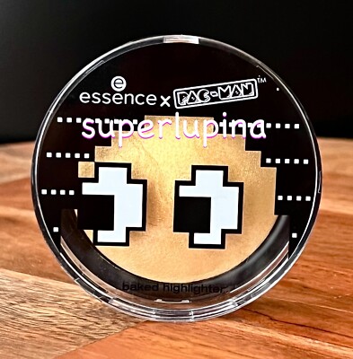 Essence x PAC-MAN #01 GAME OVER Gold Baked Highlighter NEW 0.24 oz