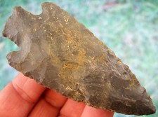 Super Fine 3 13/16 inch Kentucky Hornstone Buck Creek Point with COA Arrowheads