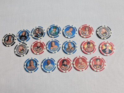 18x WWE Wrestling Chipz Power Chipz Sammler