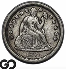 1857 Seated Liberty Dime