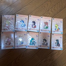 Sailor Moon Eternal Kuji Stained Glass Metal Charm Set MIB All 10