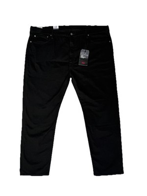 Levi s Herren Jeans 502 Regular Taper - schwarz W46 / L32