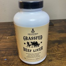 Ancestral Supplements Grassfed Beef Liver - 180 Capsules