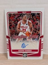 2024-25 Donruss Optic Adama Sanogo Signature Series Auto SS-SAN Chicago Bulls