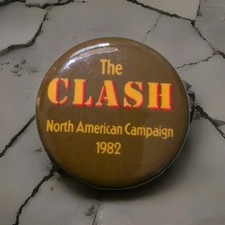 Vintage 1982 The Clash North American Campaign Tour For Combat Rock