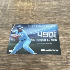 Topps 2015 Tape Measure Blasts Bo Jackson 490 Feet 9/14/86 Kansas City Royals