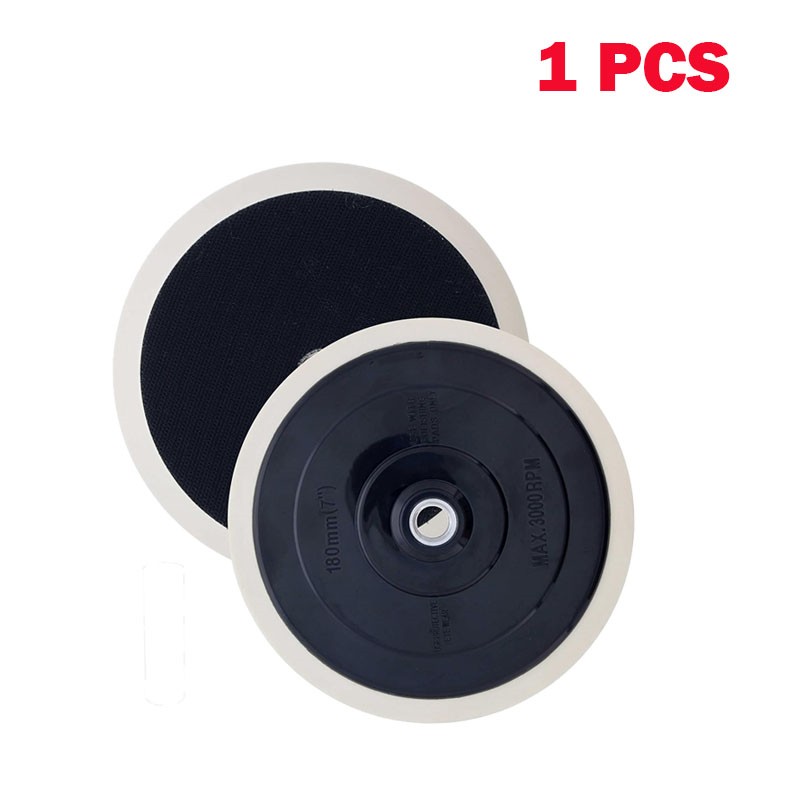 7" Backing Plate Hook and Loop for Rotary Polisher Buffer - Professional Quality