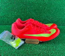 Men Nike Zoom Rival Sprint Orange Lime Track  Field Spikes FZ9663-600 Sz 11.5
