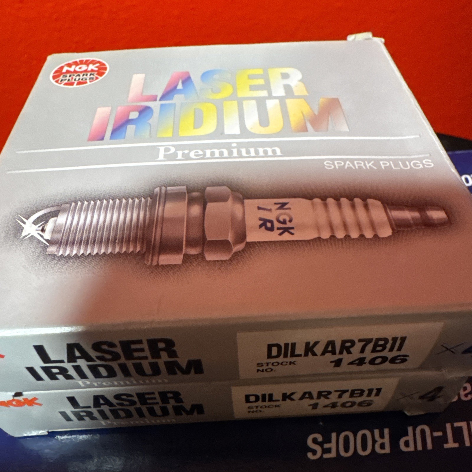 4 Pack NGK V-Power 1406 Spark Plugs DILKAR7B11 ps