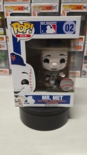 MR MET WHITE JERSEY #02 Figure VAULTED NEW YORK METS MASCOT FUNKO! POP! SHEA MRS