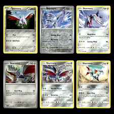 6x Skarmory Lot 95 Black White Boundaries Crossed Pokemon Cards Collection Set