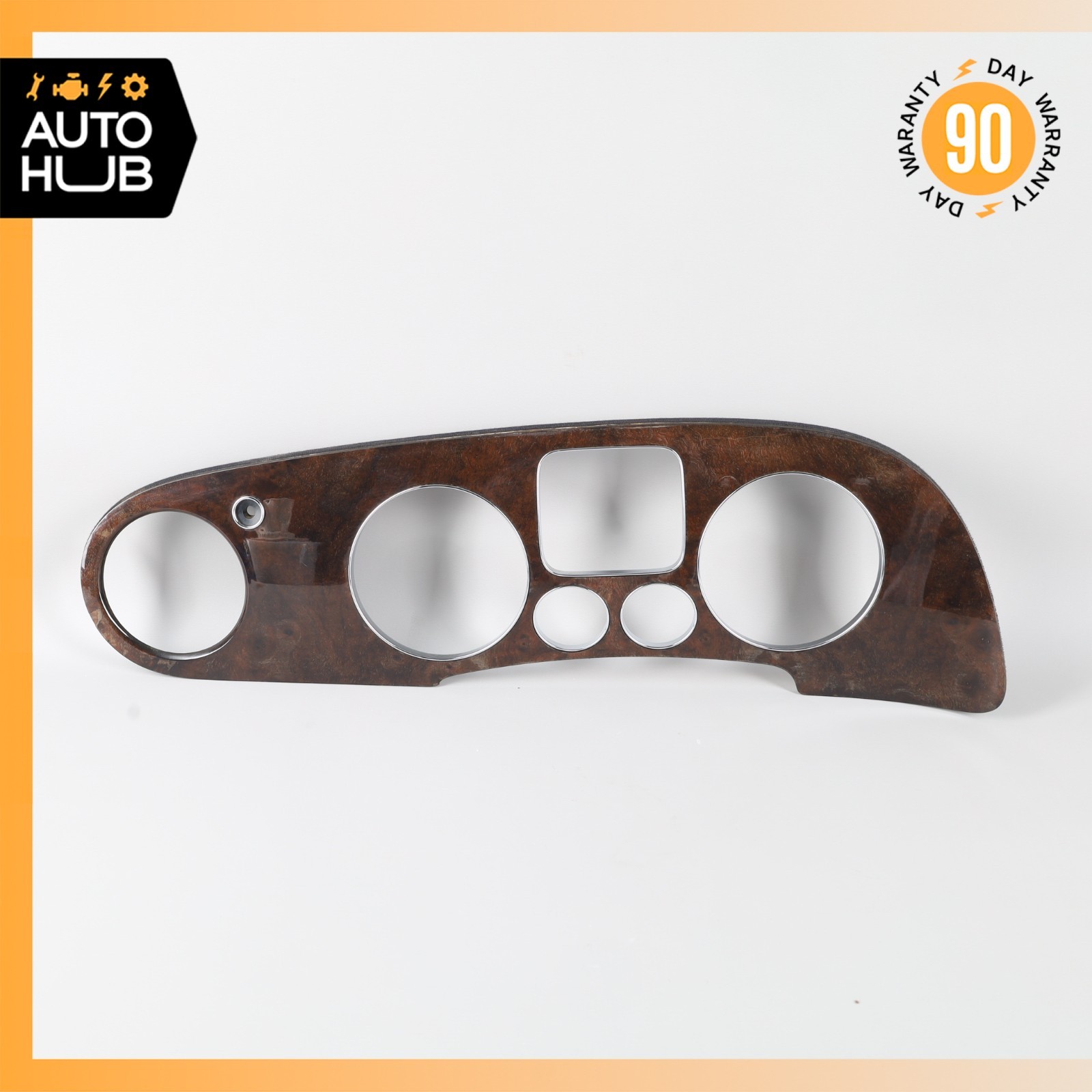 03-13 Bentley Continental GT GTC Dash Panel Speedometer Bezel Trim Wood OEM 31k
