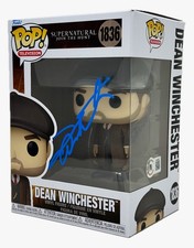 Jensen Ackles Signed Supernatural Dean Winchester Funko Pop Autograph BAS COA