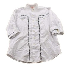 Vintage 1990s Rodeo Rider Button Up Shirt Men's Large