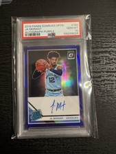 2019 Ja Morant Donruss Optic Purple Autograph Psa 10