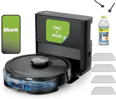 #ad Shark Matrix Plus 2 in 1 Robot Vacuum Mop Self Empty WiFi Black Pet UR2650WS $206.99