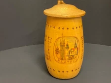 Klatovy Templice Lidded Wood Beer Stein